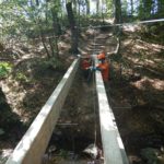 Céligny: construction d’un nouveau pont sur le Brassu